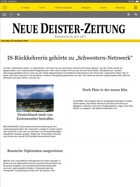 Screenshot #6 pour Neue Deister-Zeitung E-Paper