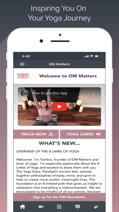 The OM Matters App screenshot 2