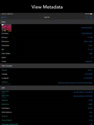 EXIF Tool - Metadata Tool ipad bilder 0