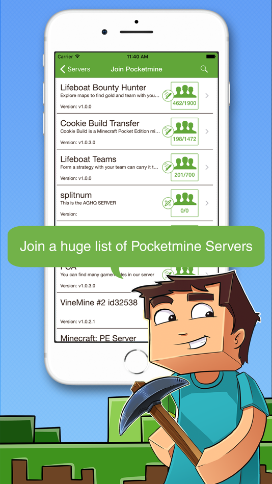 #4. Multiplayer for Minecraft PE (iOS) Podle: Innovative Devs