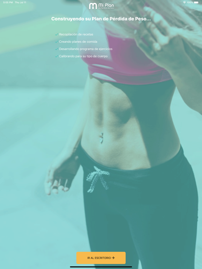 Mi Plan de Perdida de Peso