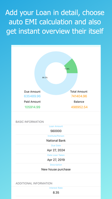 Xpense Diary - Loan Tracker screenshot 3