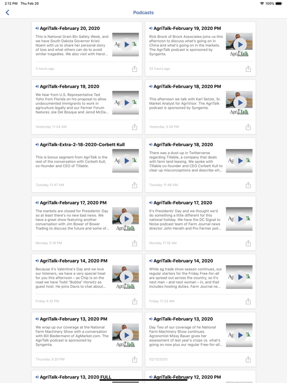 Crop Tour iPad screenshot 4 - News app