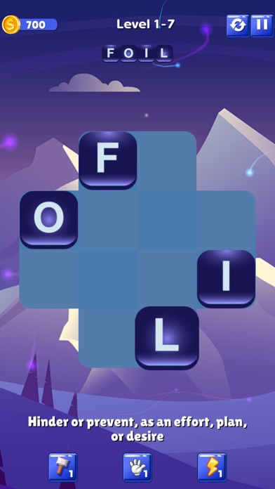 Sliding Words - Brain Game Screenshot