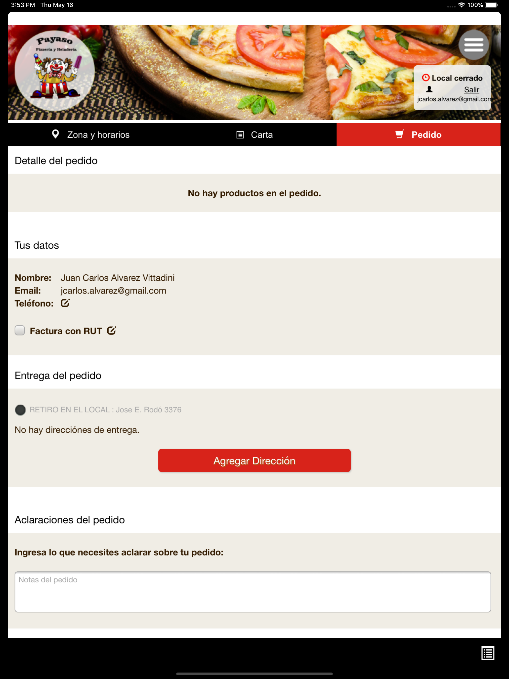 Pizzeria Payaso