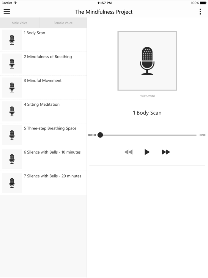 The Mindfulness Project App