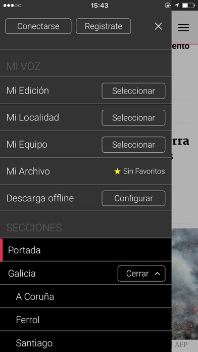 La Voz de Galicia Screenshot