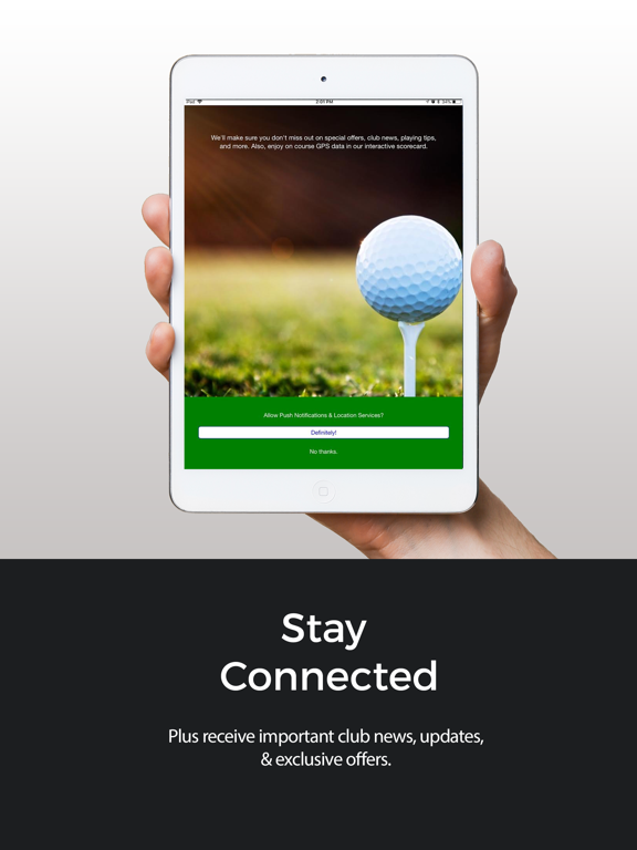 Bowling Green Golf Club iPad screenshot 3 - Sports app