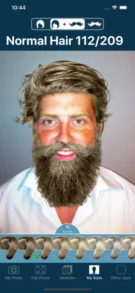 Game screenshot Hair and Beard Styles apk