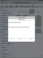express invoice invoicing ipad bildschirmfoto 2