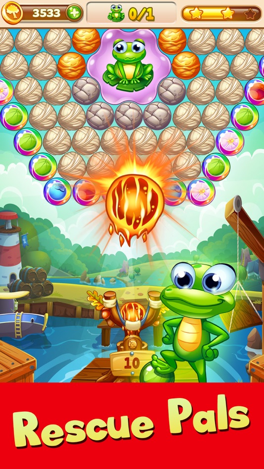 #4. Forest Rescue: Bubble POP (iOS) 来自: Qublix