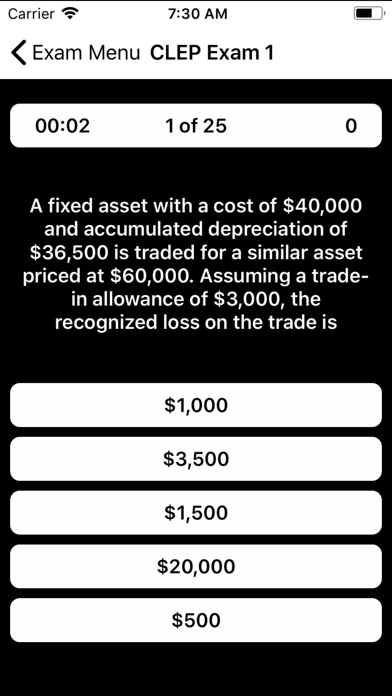CLEP Financial Accounting Prep Screenshot