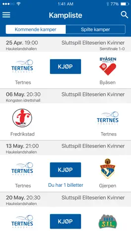 Game screenshot Tertnes Håndball apk