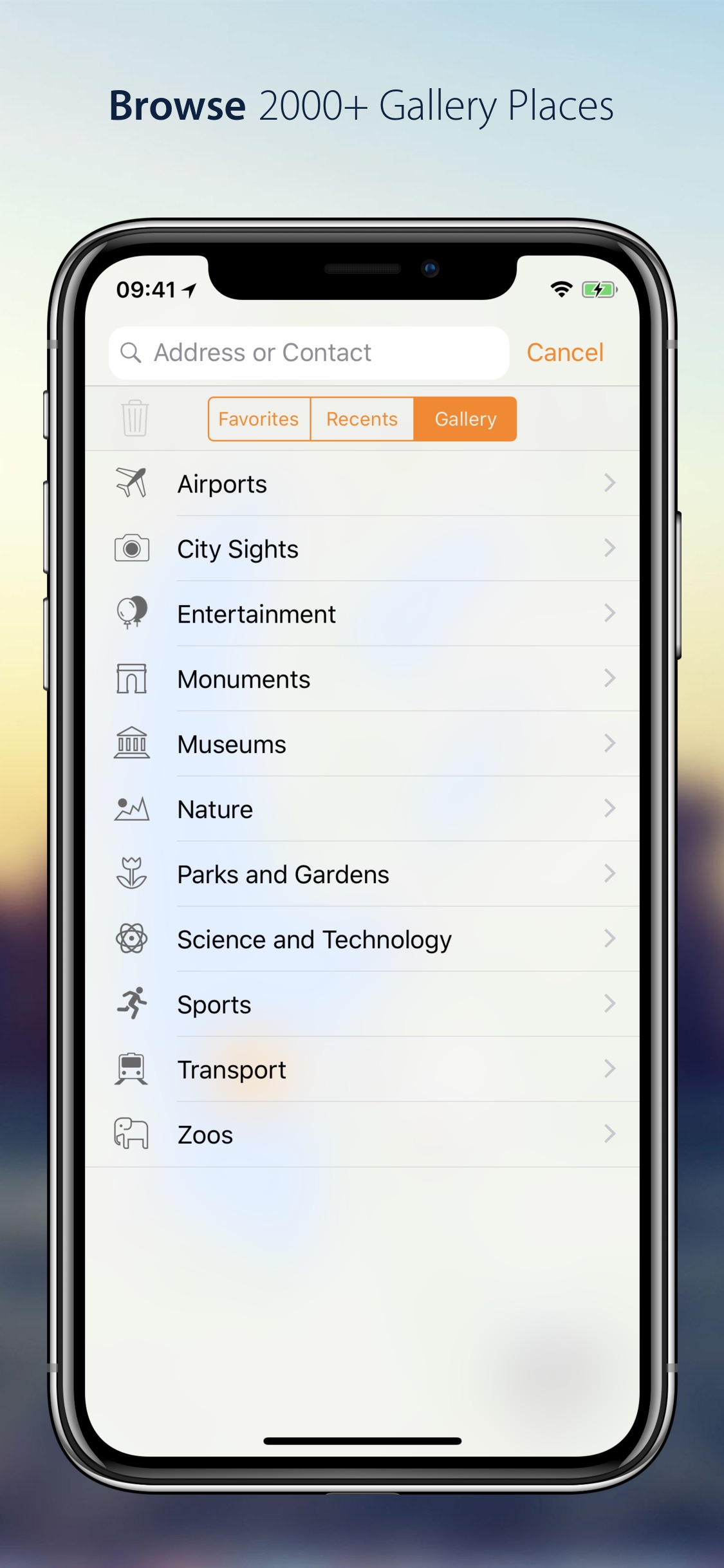 Screenshot do app Streets App