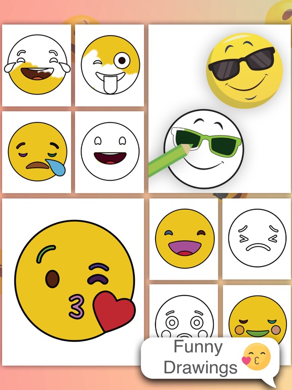 My Emoji coloring book game screenshot 2