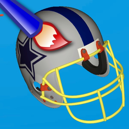 Football Helmet 3D icon