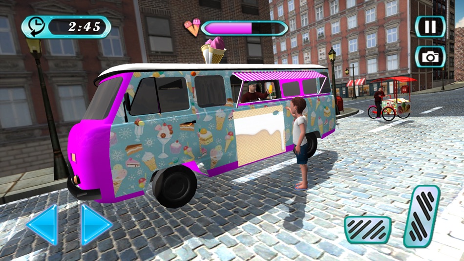 #5. Ice Cream Cart Delivery Boy 3D (iOS) 来自: Mohsin Usman