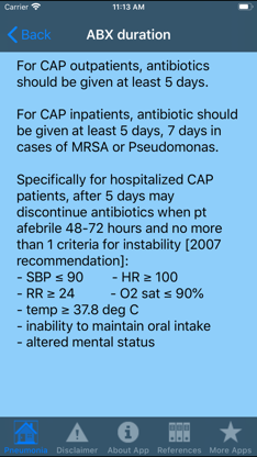 Pneumonia Guide screenshot 5