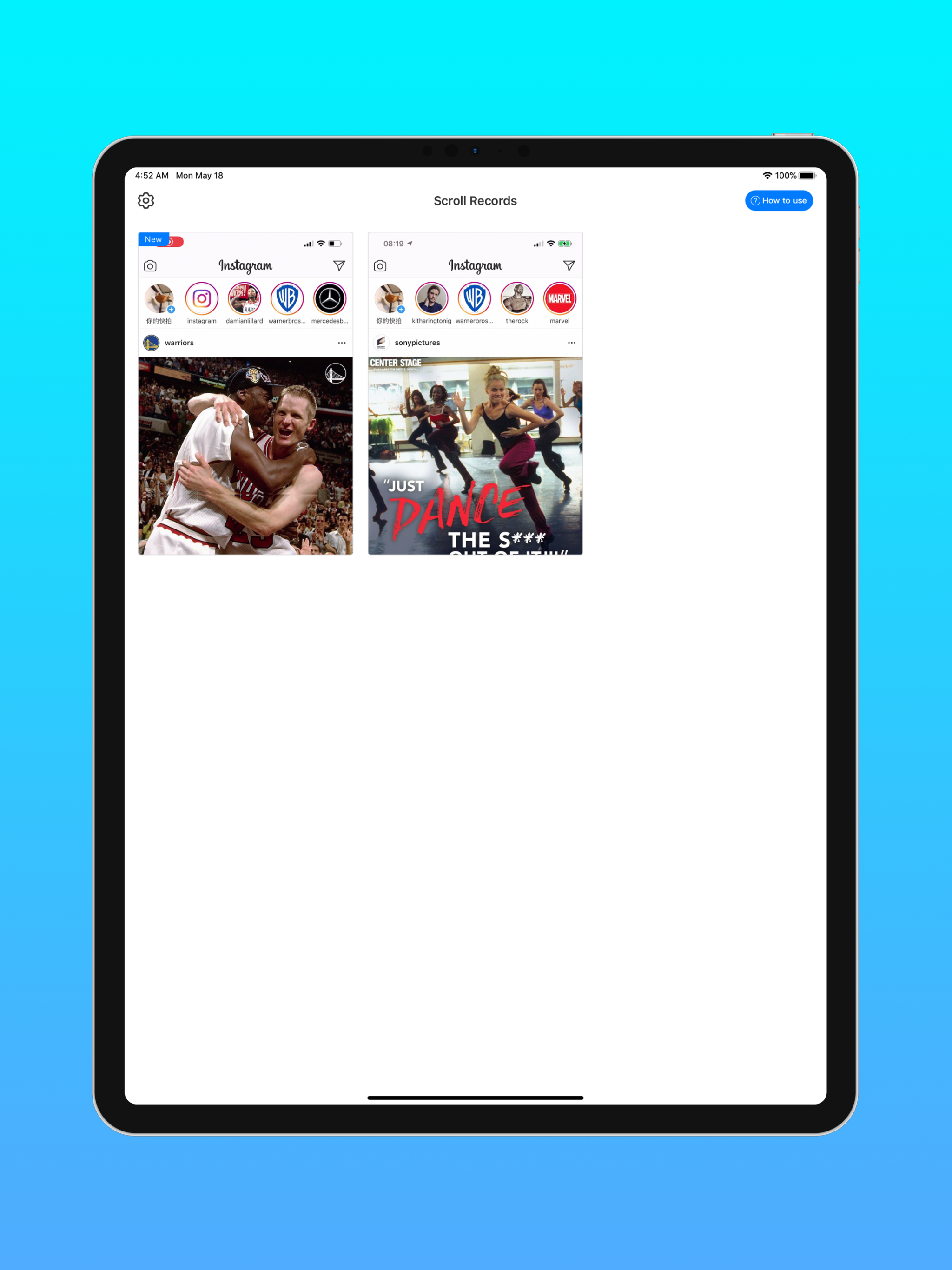 Scrolling Record screenshot 4