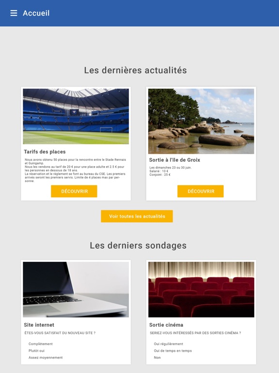 Screenshot #4 pour CSE UES Bolloré