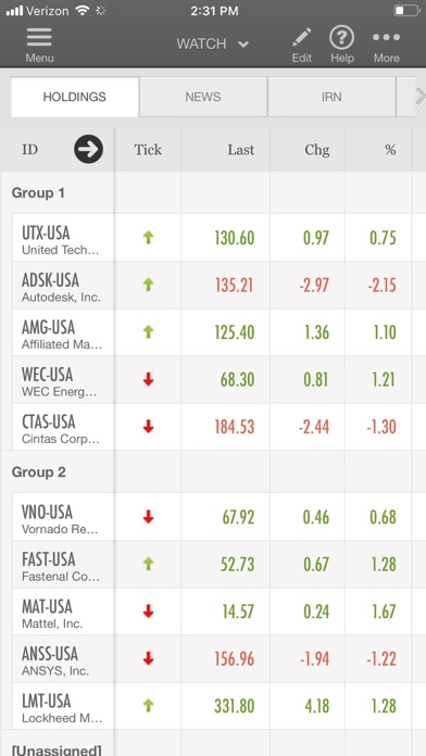 FactSet 2.0 (legacy) Screenshot