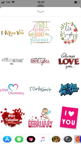 Game screenshot True Love - Valentine Stickers hack
