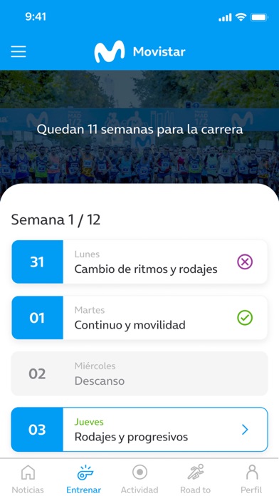 Entrena con Movistar Screenshot