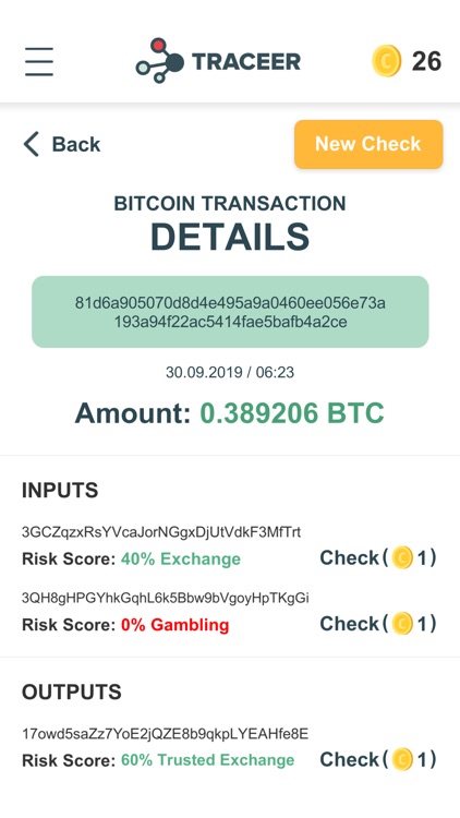 Traceer - check Bitcoins screenshot-4