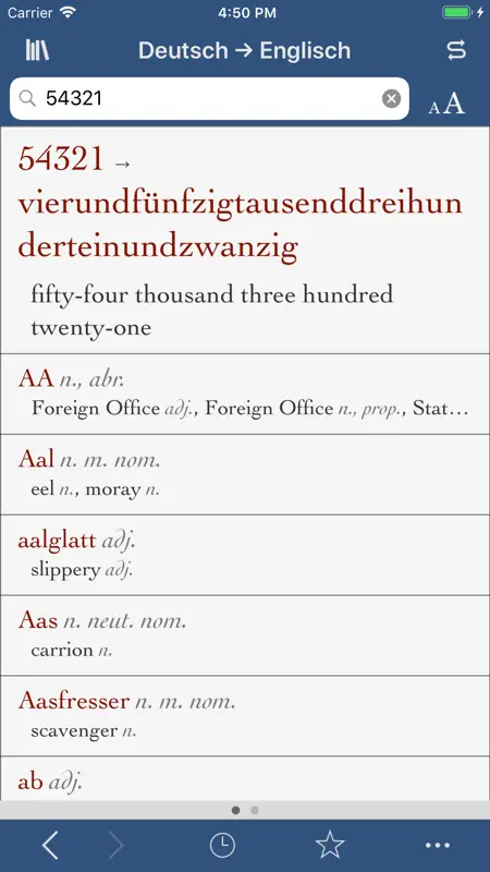 Ultralingua Deutsch-Englisch screenshot 3 of 3
