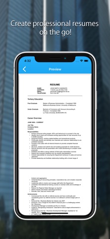 Currículum Vitae · Crear CV screenshot 1