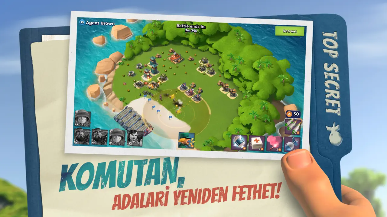 Boom Beach iPhone Ekran Görüntüsü 1