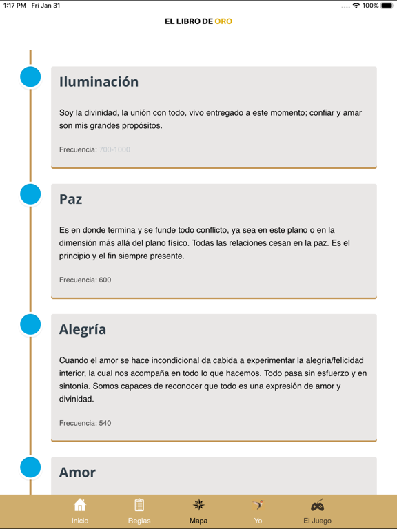 El Libro de Oro iPad screenshot 3 - Book app