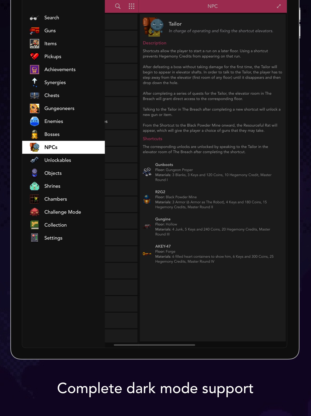 Guide + for Enter the Gungeon ipad screenshot 4