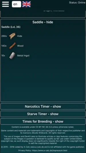 A-Calc for Ark Survival Evolve screenshot 4