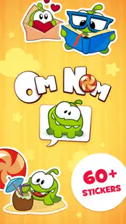 om nom stickers iphone screenshot 1