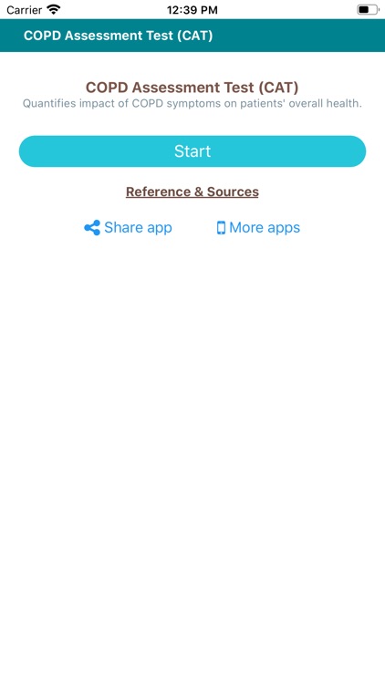COPD Assessment Test
