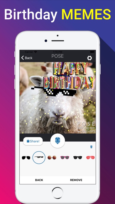 POSE: Talking Pictures iPhone screenshot 4 - Entertainment app
