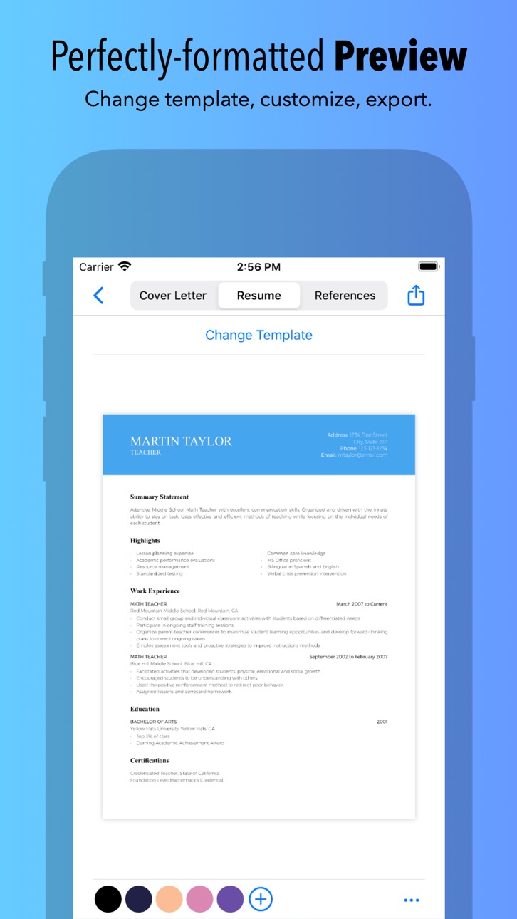 iPhone screenshot