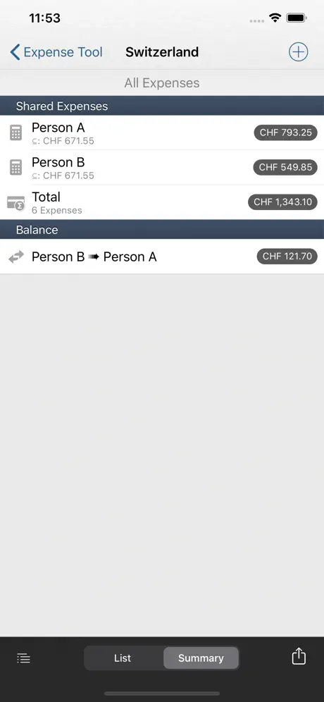 Expense Tool