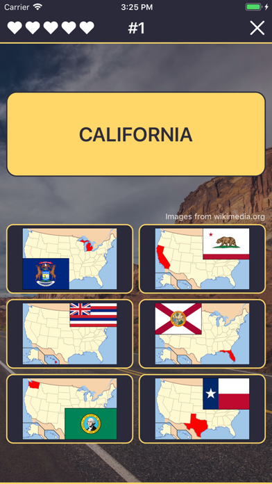 United States of America quiz screenshot 3