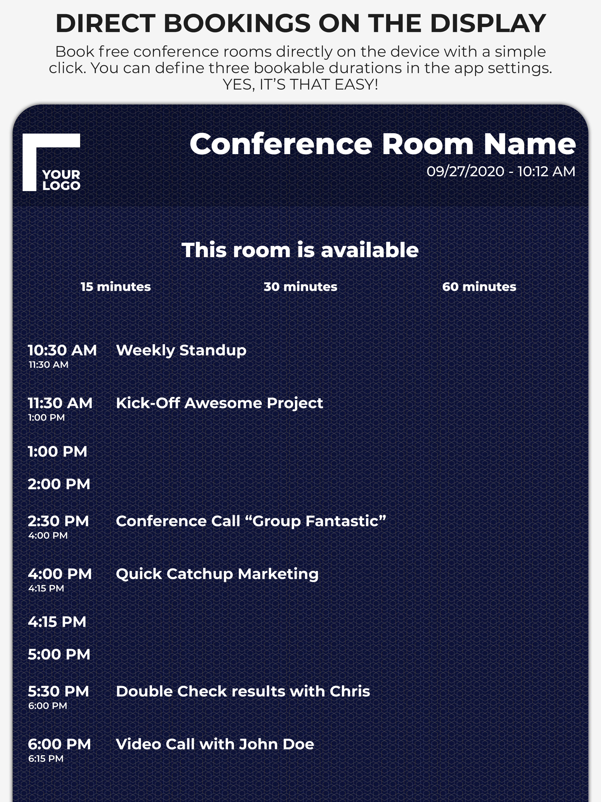 Conference Room Display 2 screenshot 6