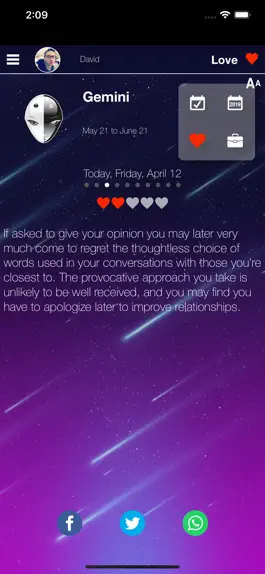 Game screenshot My Daily Horoscope Pro hack
