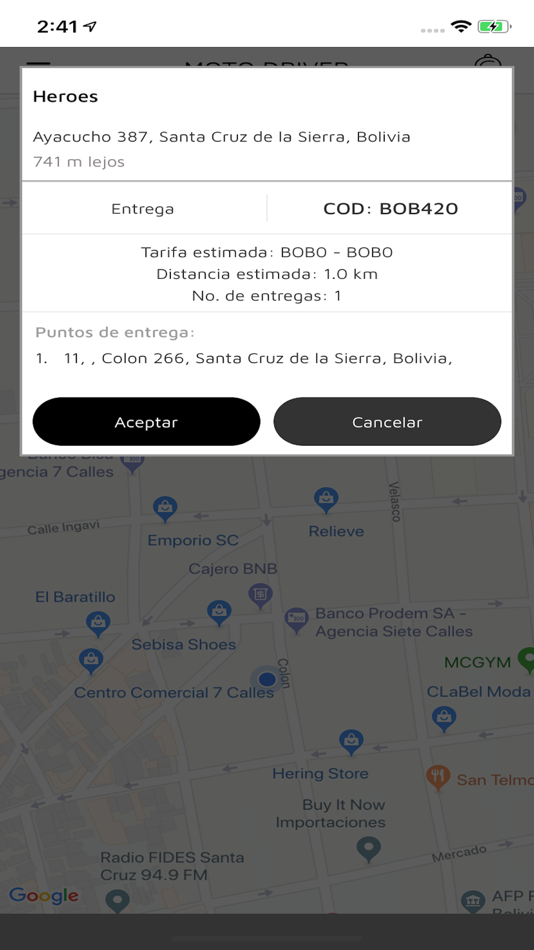 #1. Patio driver (iOS) 由: Patio Delivery Inc