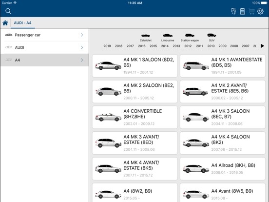MEYLE Parts iPad screenshot 5 - Business app