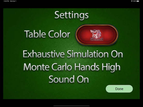 Screenshot #6 pour Stud Poker Odds