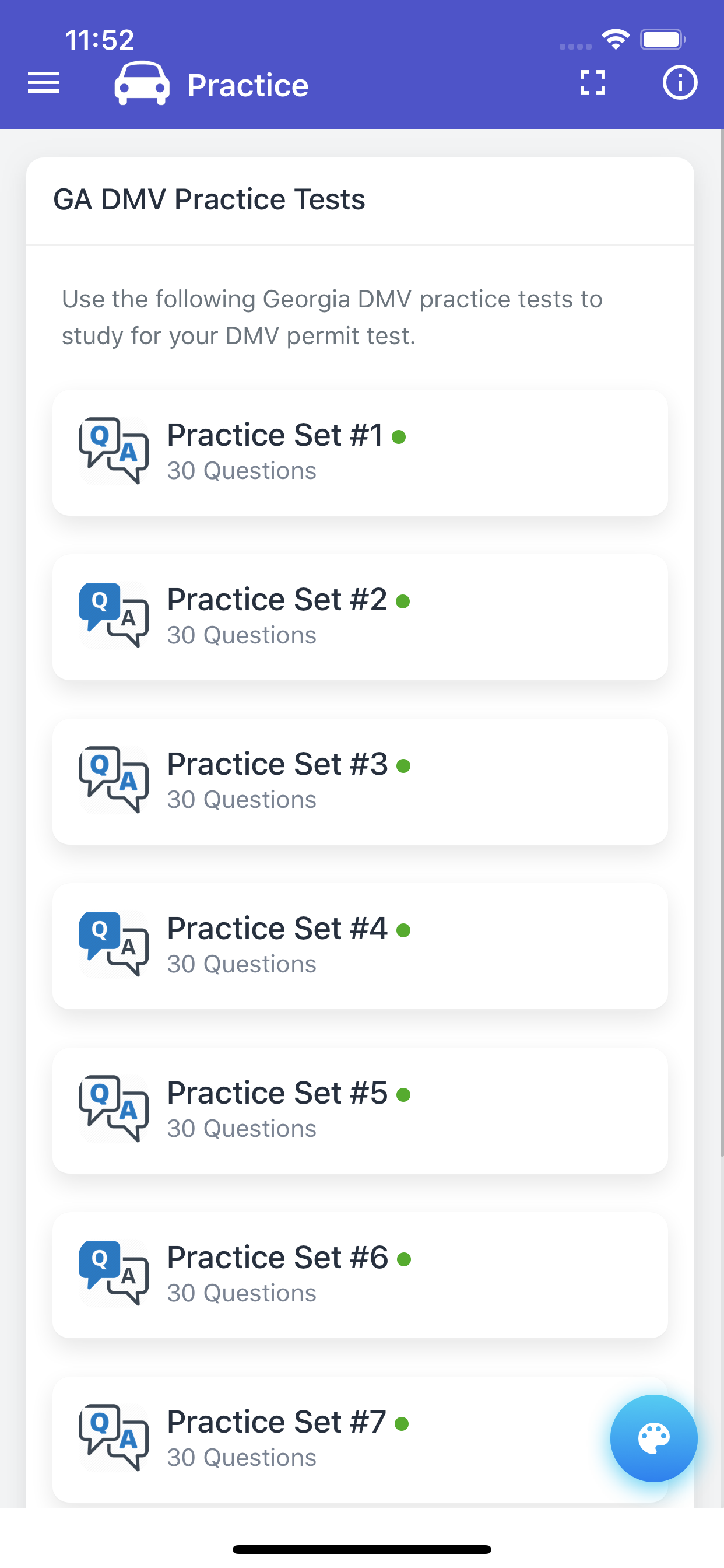 GA DMV Test screenshot 7