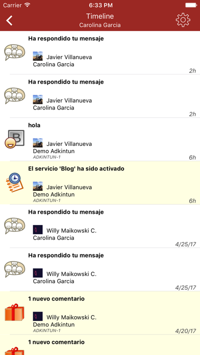 U-Cursos Screenshot