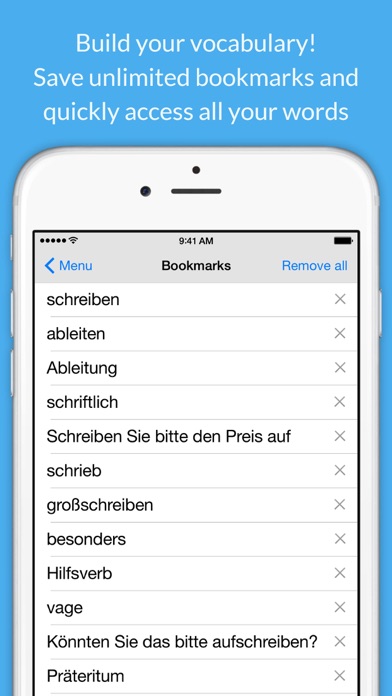 German Dictionary & Thesaurus Screenshot