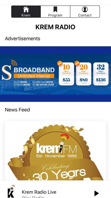 Krem Radio Belize screenshot 2