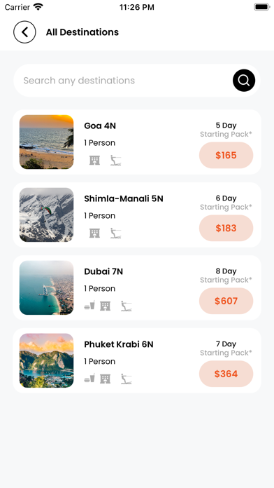 Low Cost Travel Screenshot
